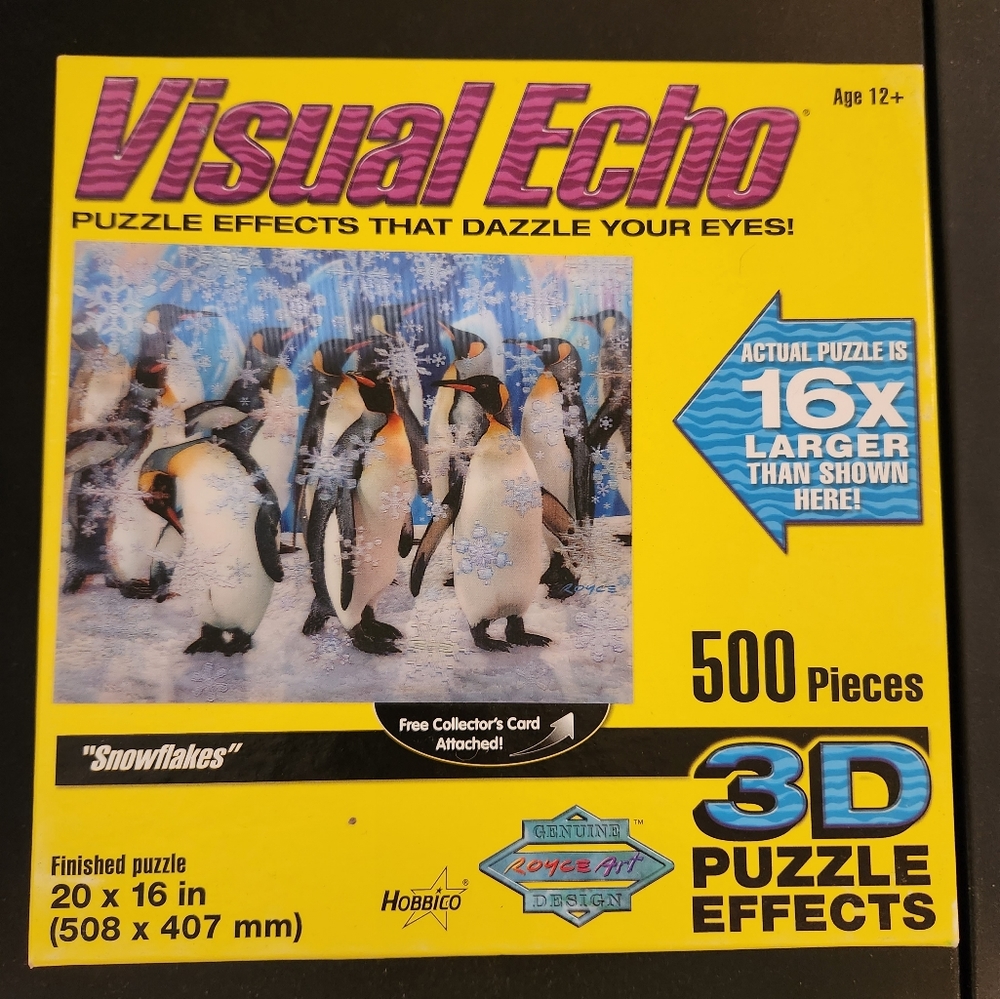 Visual Echo "Snowflakes" 3-D 500 pcs puzzle